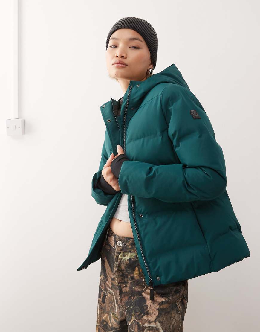 Entrusted waterproof jacket in green