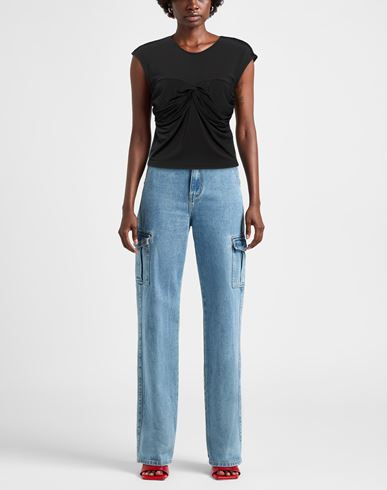 Woman Top Black Size 0 Viscose, Elastane