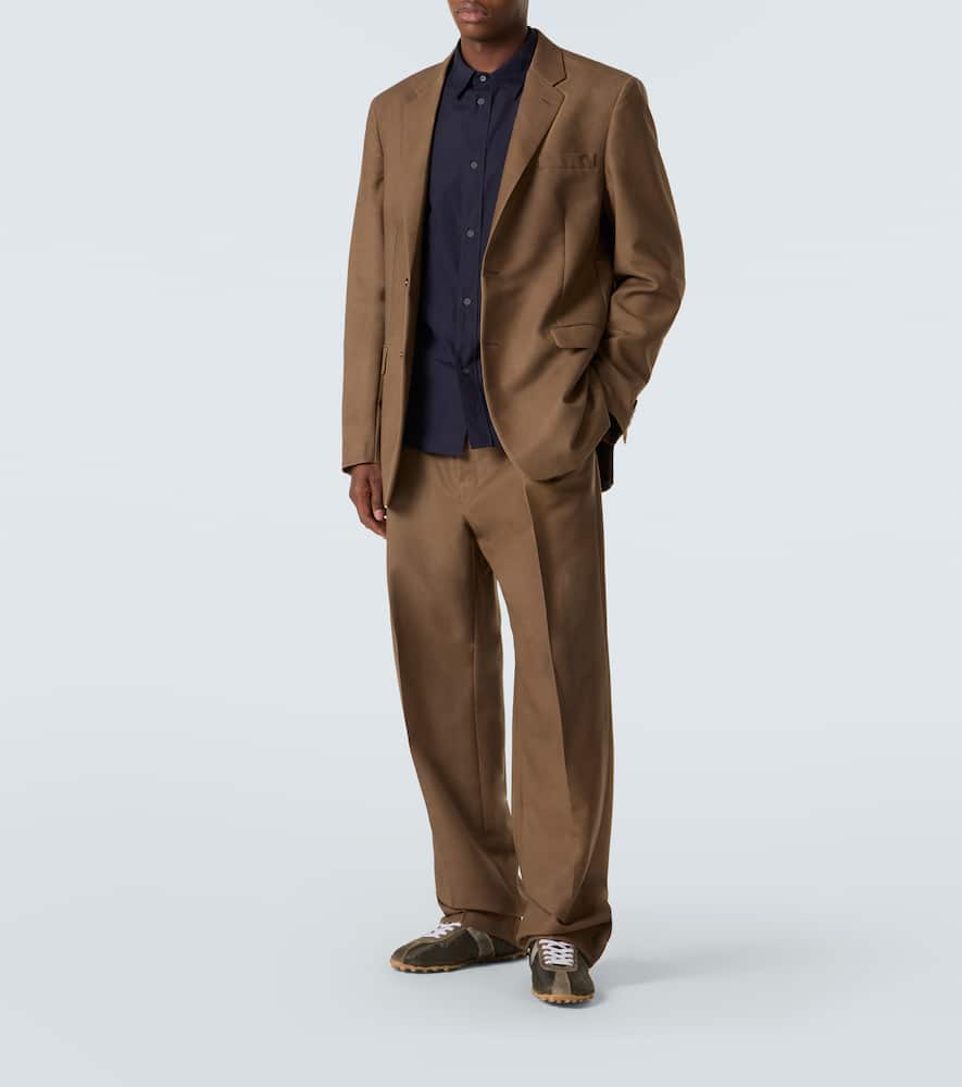 Mohair and wool blazer
