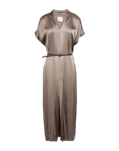 Woman Midi dress Taupe Size 8 Viscose, Elastane