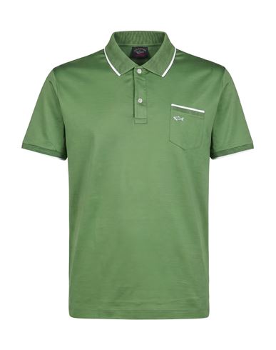 Man Polo shirt Green Size S Cotton