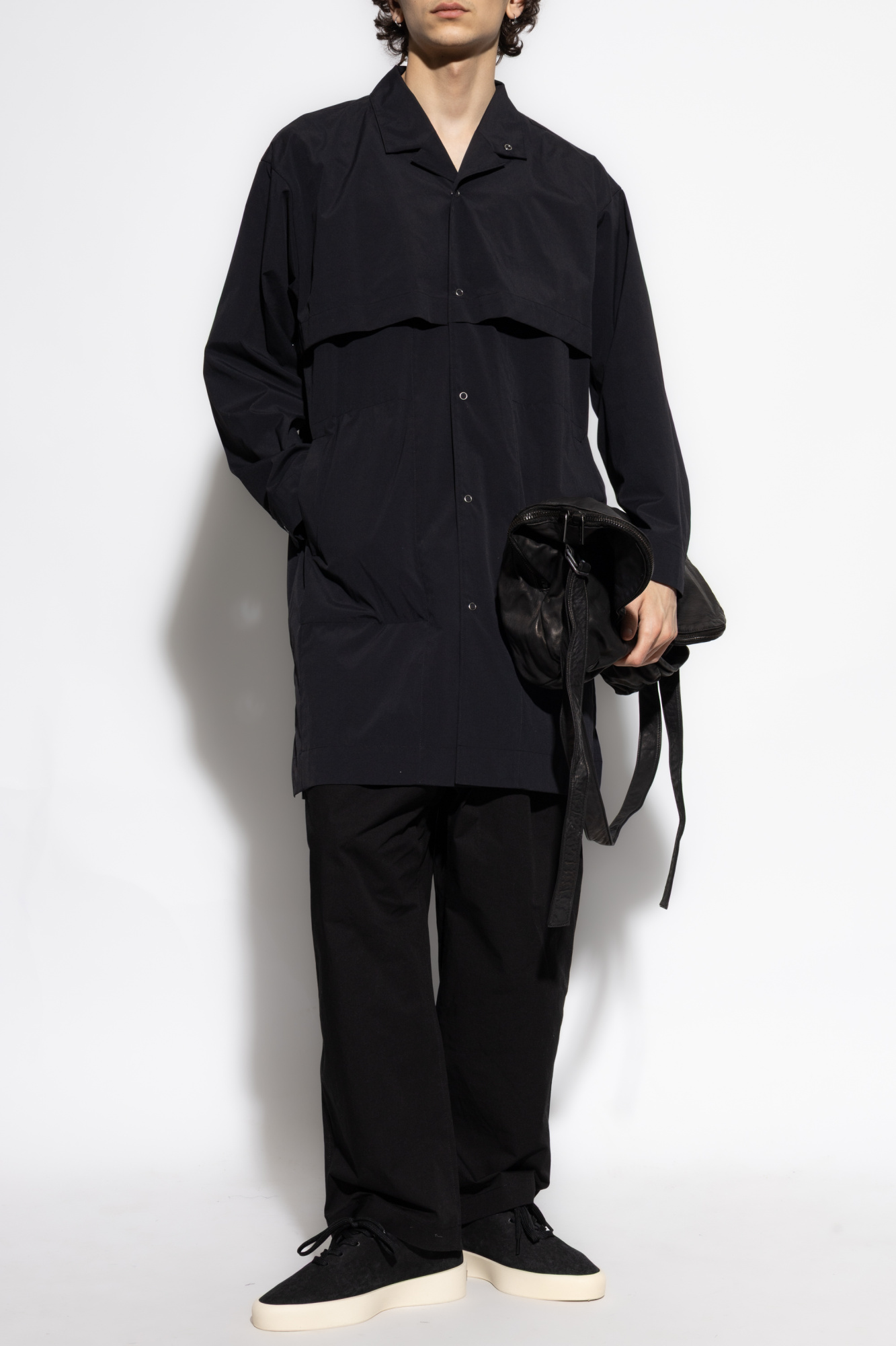 Long Shirt, Men's, Black