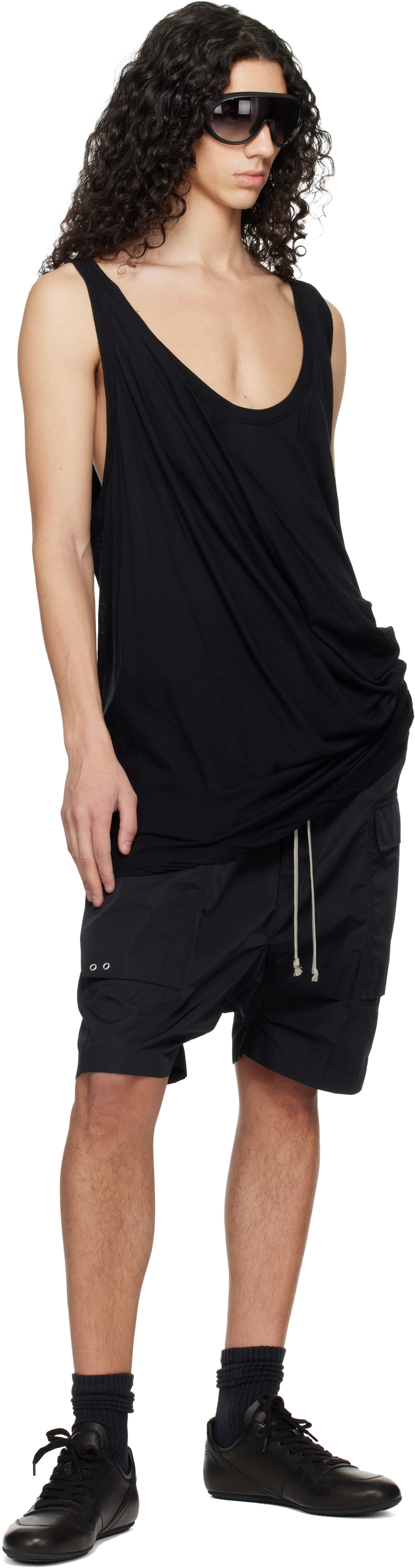 Black Temple Pony Tank Top