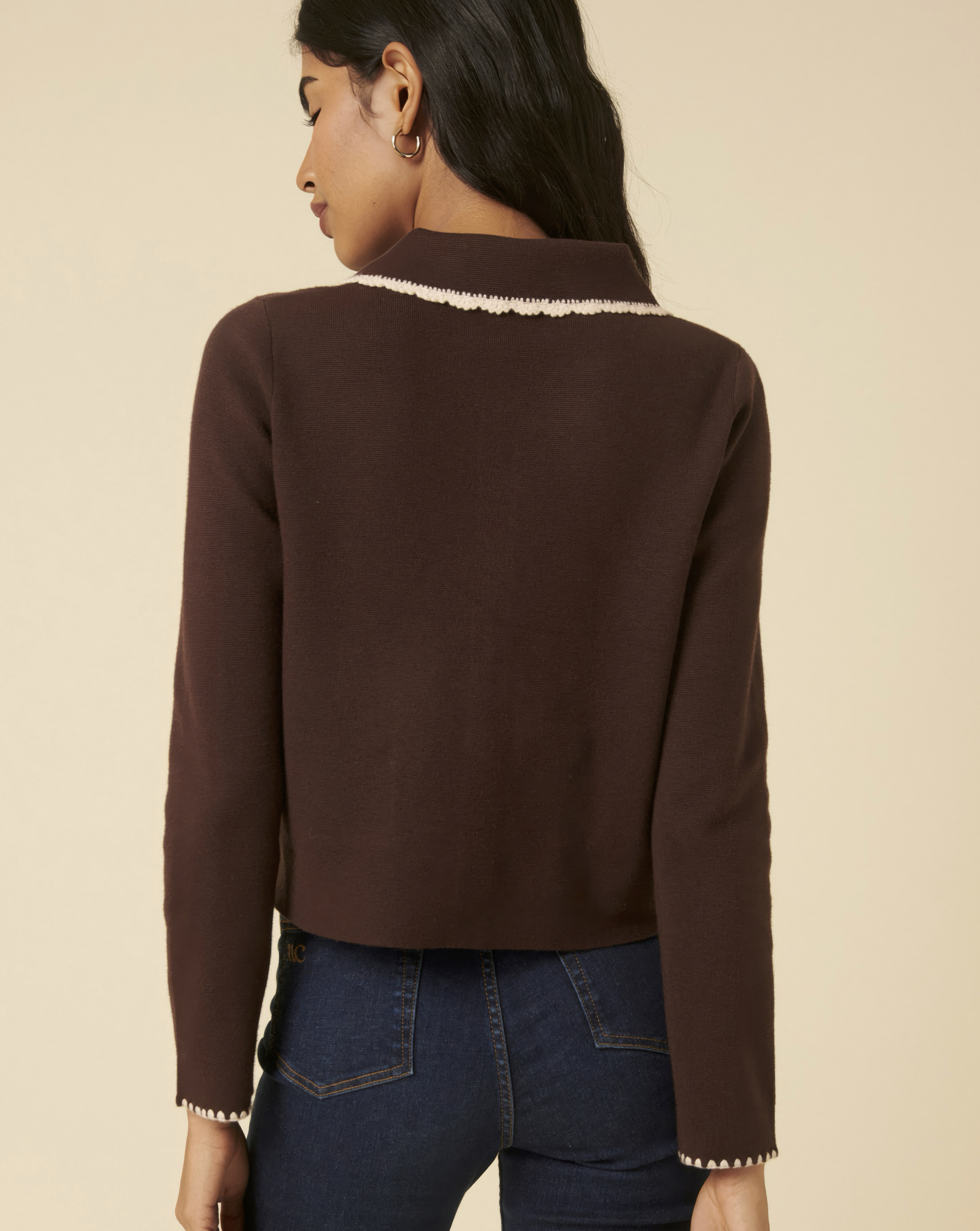 Nobody's Child Crochet Knitted Jacket