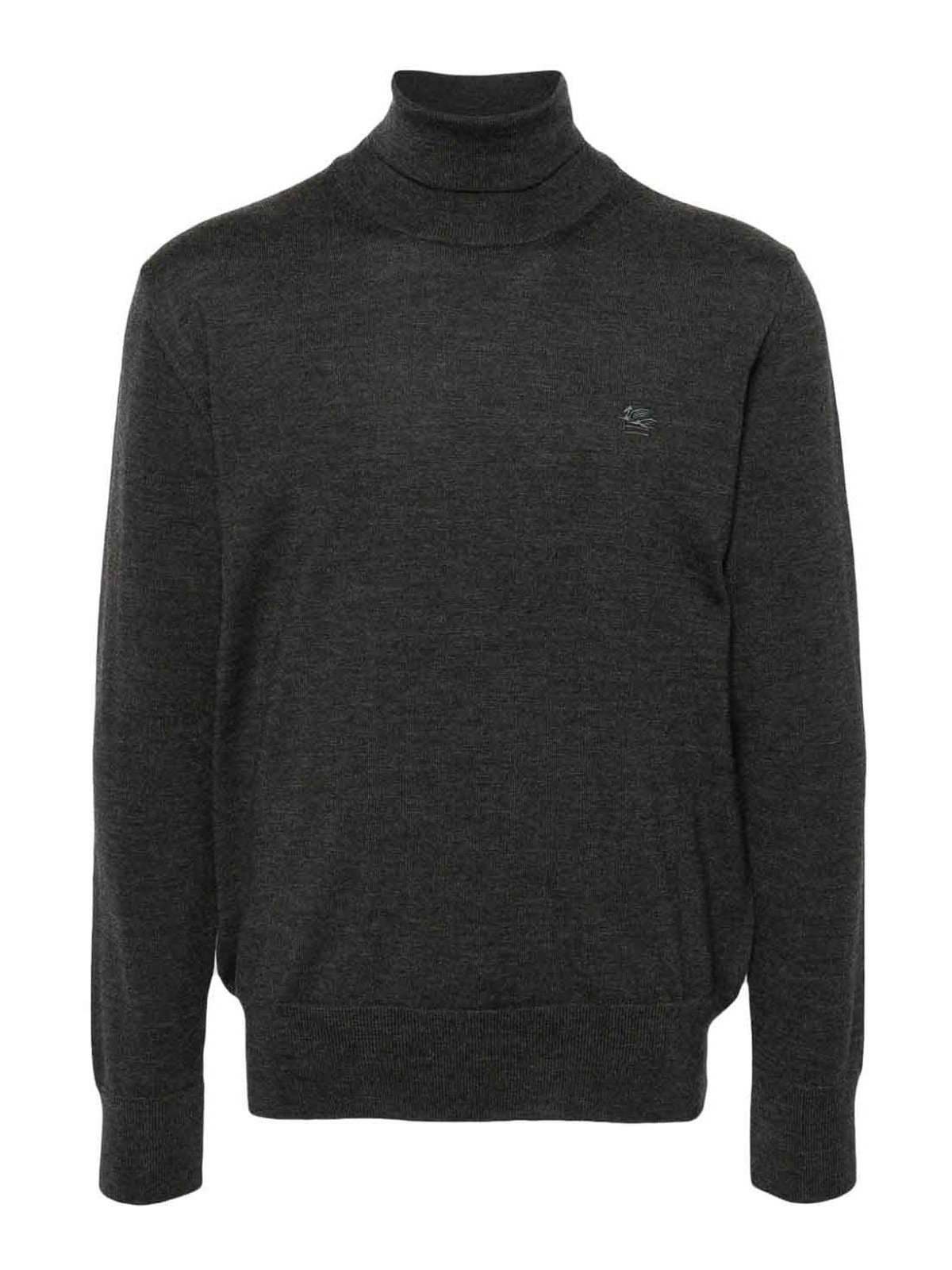 Turtleneck With Embroidery