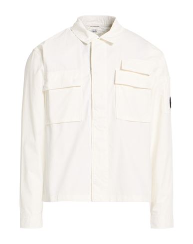 C. p. Company Man Shirt Off white Size S Cotton