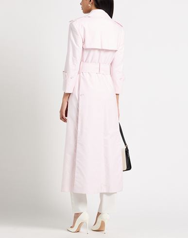 Woman Overcoat & Trench Coat Light pink Size 2 Cotton