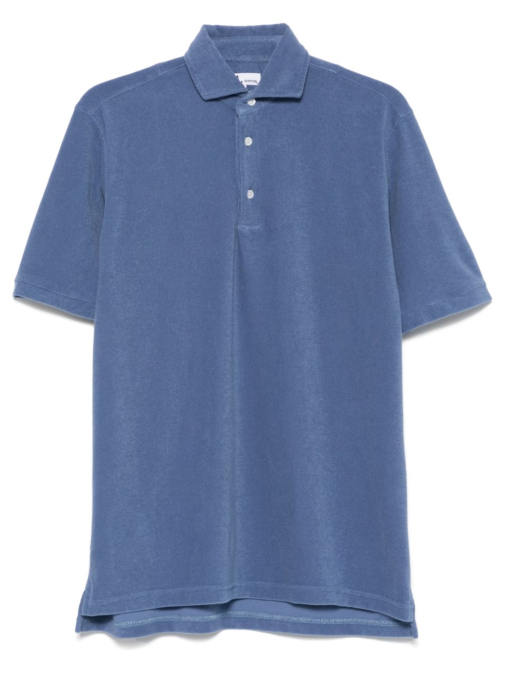 Doppiaa terry-cloth polo shirt - Blue