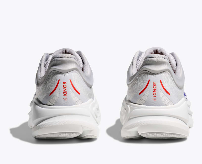HOKA Men's Bondi 9 Shoes in Cosmic Grey/Ultramarine