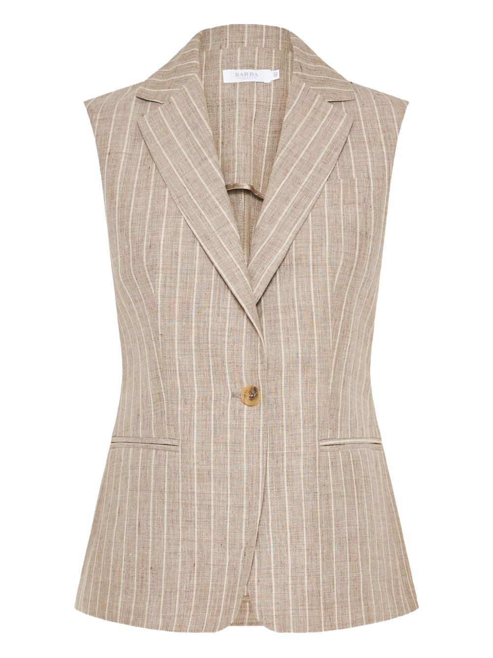 Striped waistcoat - White