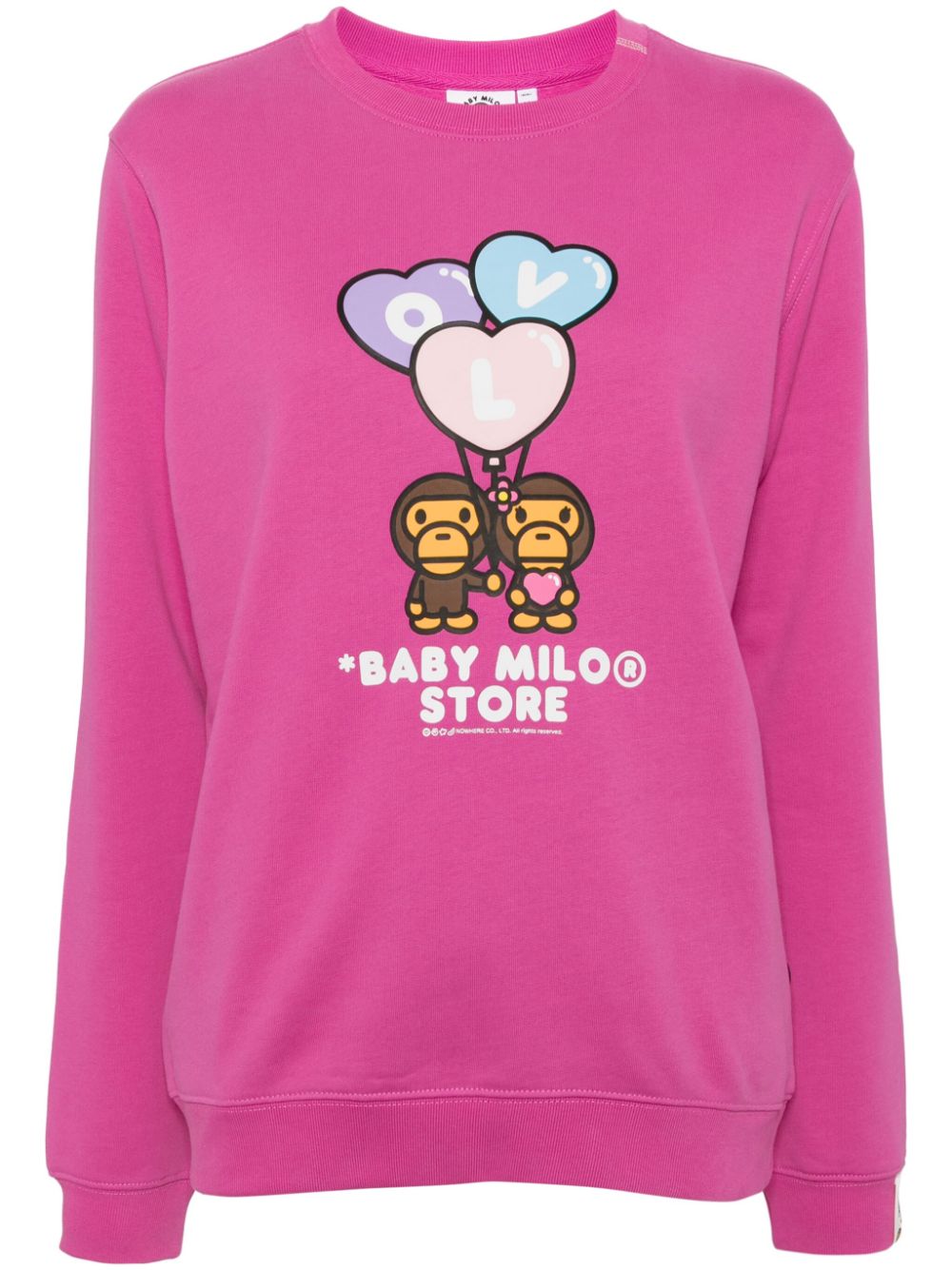 Baby Milo crew neck sweatshirt - Neutrals