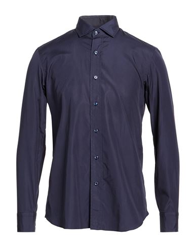 Man Shirt Navy Size 15 ½ Cotton