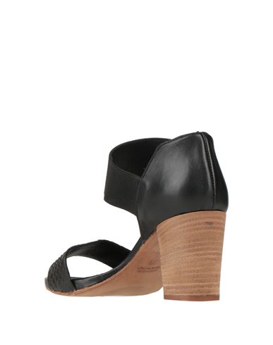 Target Woman Sandals Black Size 9 Leather, Elastic fibres