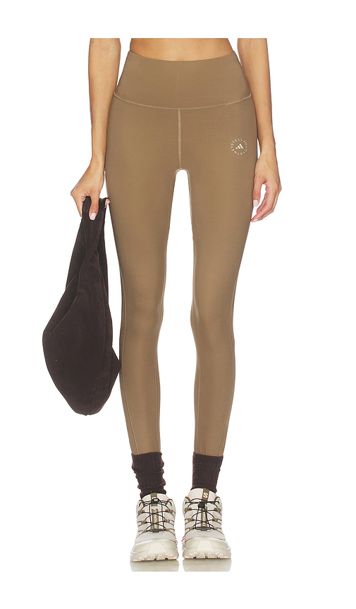 Adidas by Stella McCartney True Strength Yoga 7/8 Legging in Tan. - L also in M, S