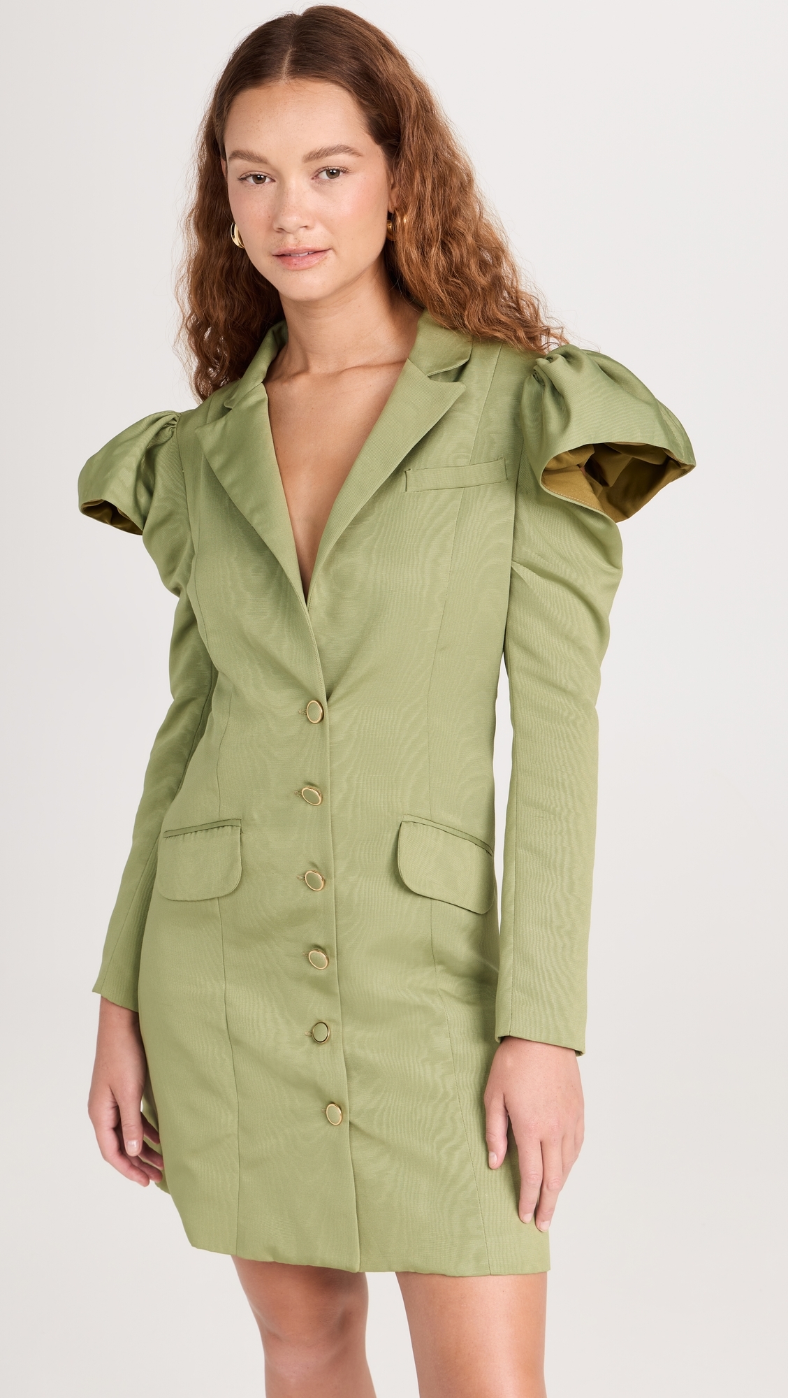 Albert Tux Dress Sage