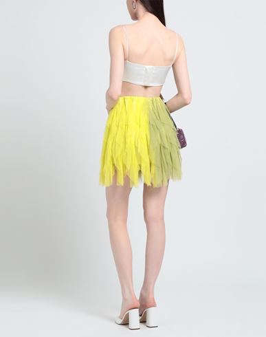 Woman Mini skirt Acid green