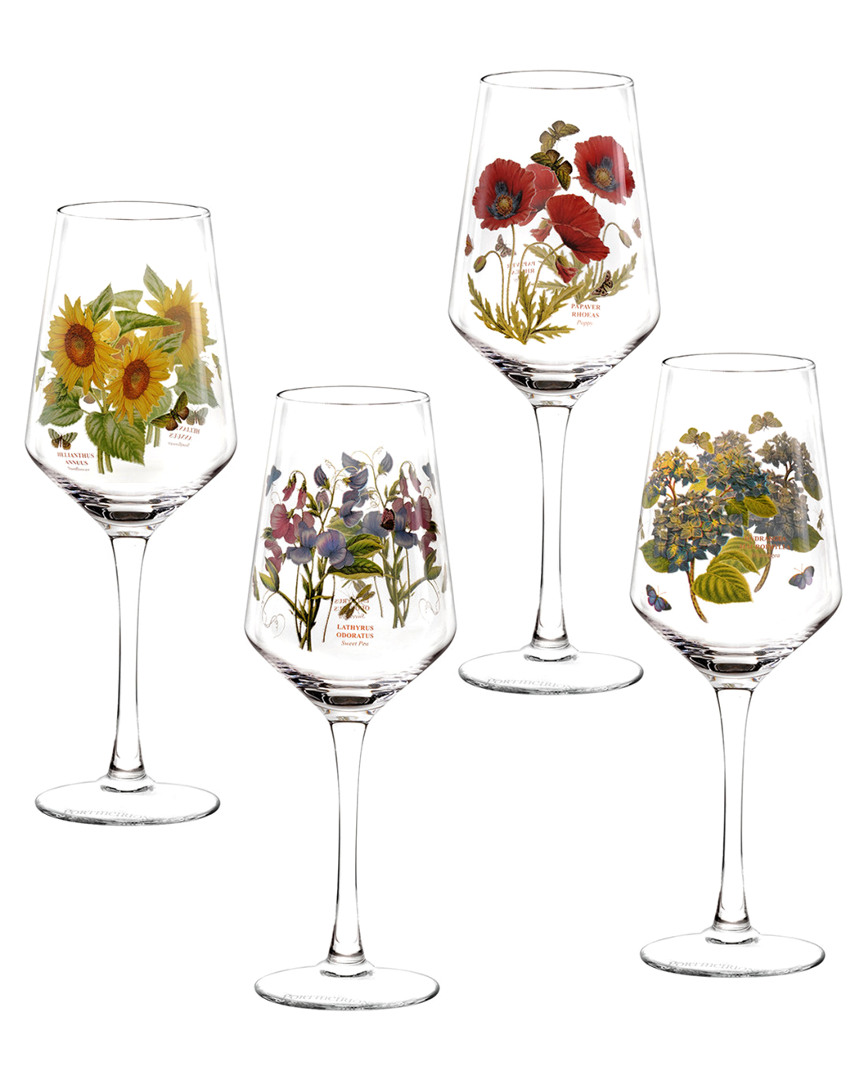 Portmeirion Botanic Garden Set of 4 Wine Glasses