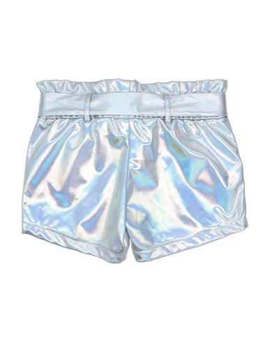 Kid Girl Shorts & Bermuda Shorts Silver Size 14 Polyester
