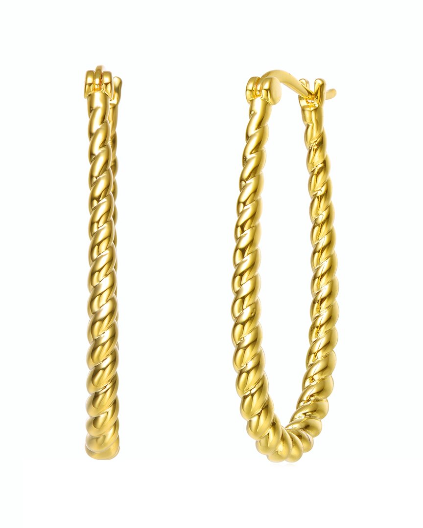 14K Plated Hoops