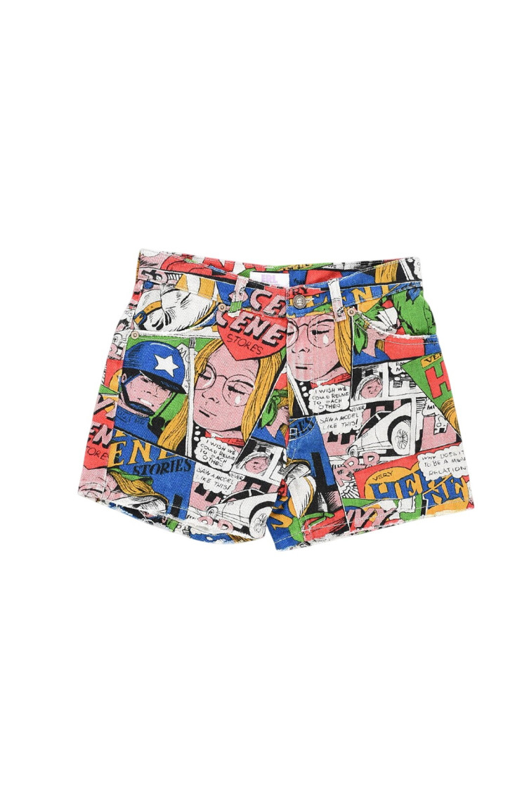 Multicolor Printed Shorts