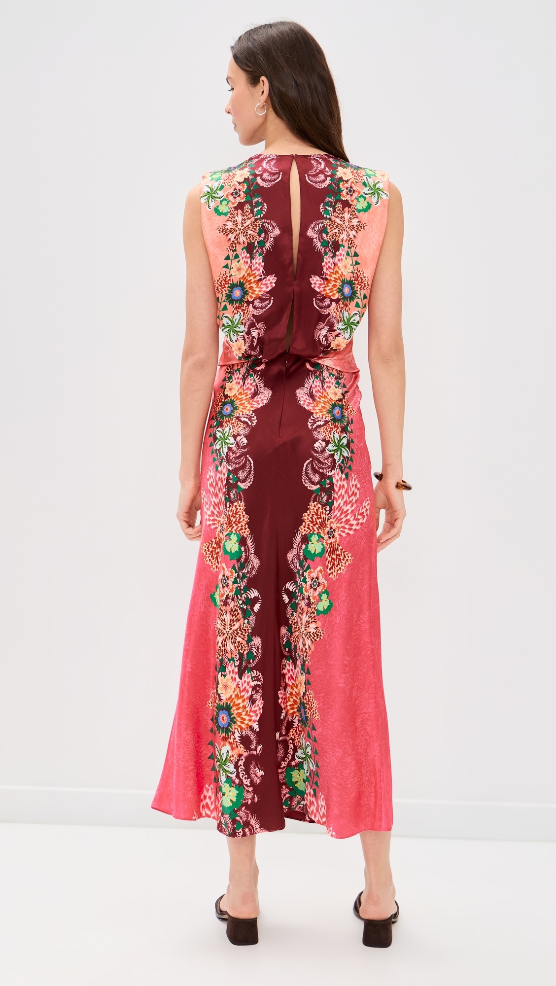 Gwen Dress Fiori Border Plmt