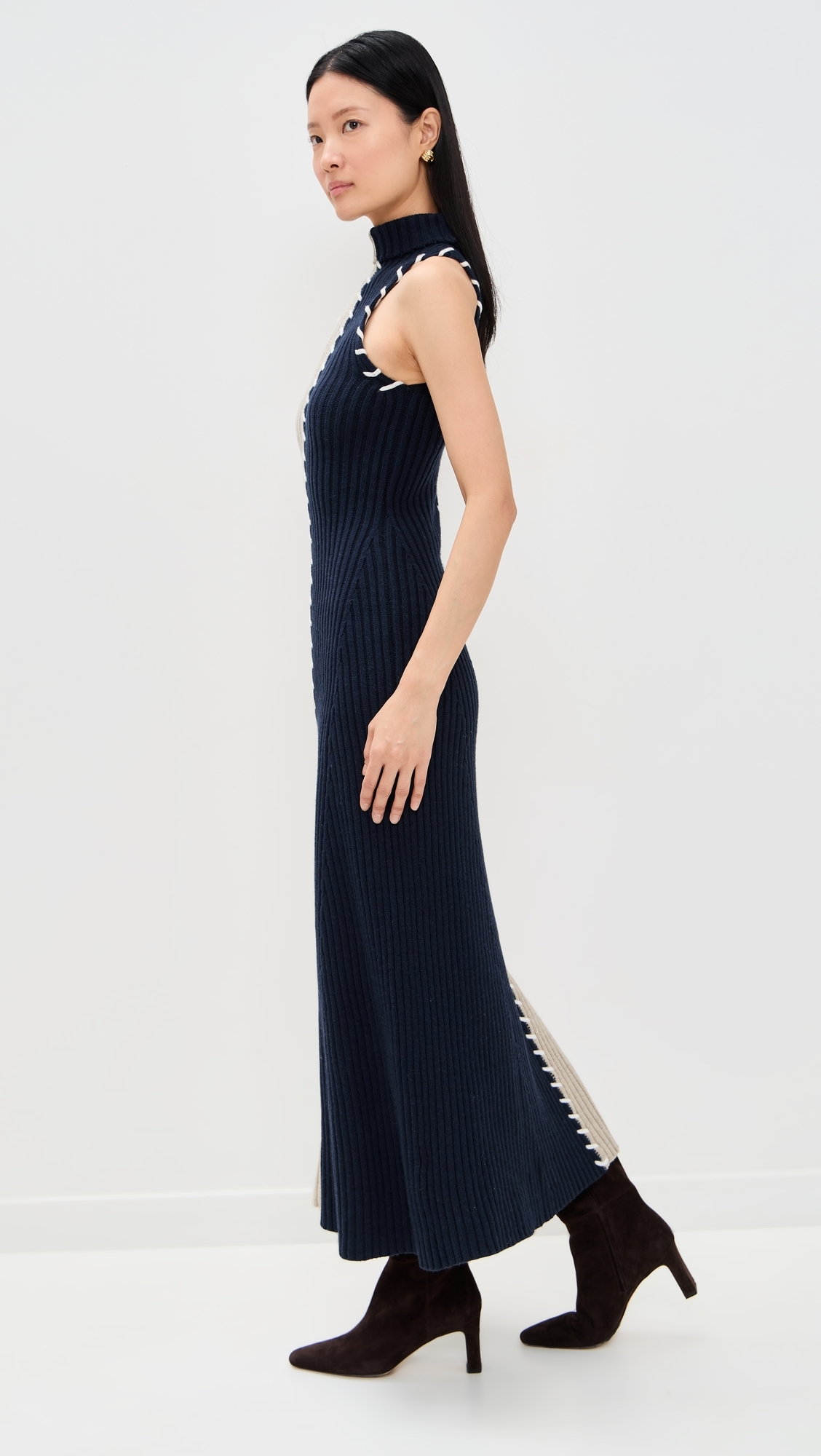 Gwendolyn Maxi Dress Natural Navy