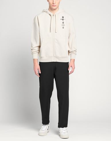 Man Sweatshirt Beige Size XXL Organic cotton, Recycled polyester