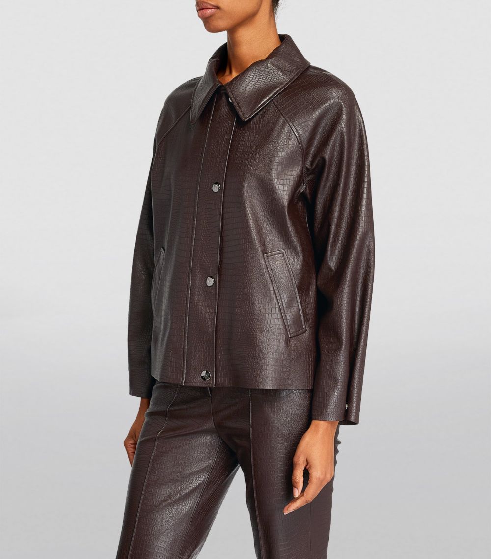Faux Leather Nepal Jacket