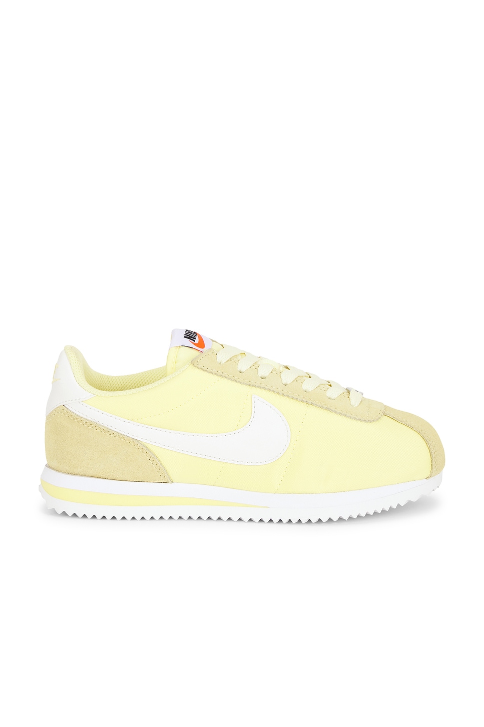 Nike Cortez Textile Sneaker in Yellow