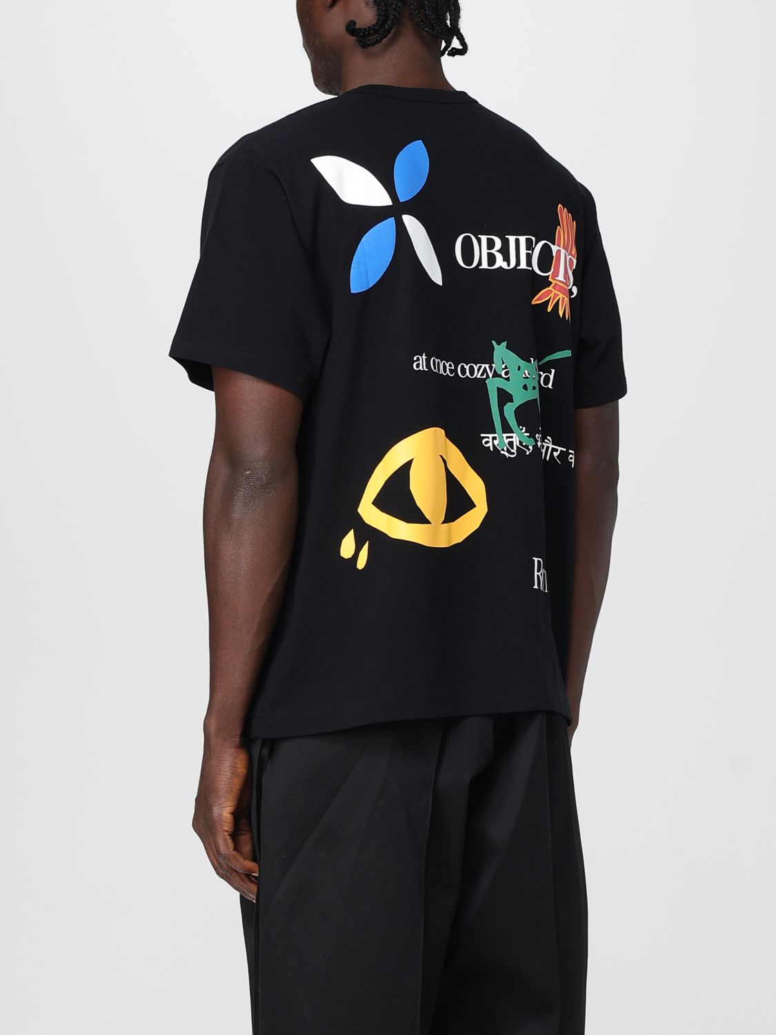 KHOKI text-print T-shirt - Black