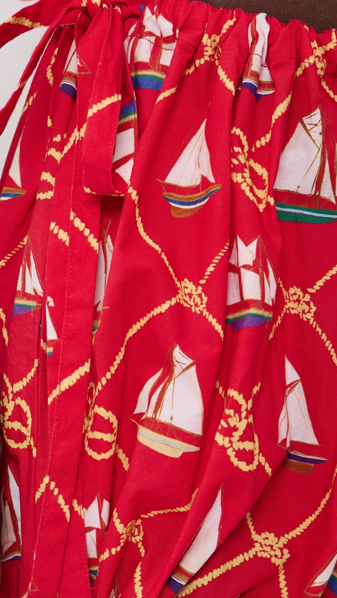 Bubble Shorts Sailing Knots Captain Red One Size