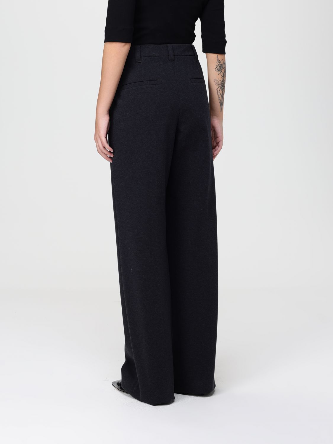 Pants Woman color Charcoal