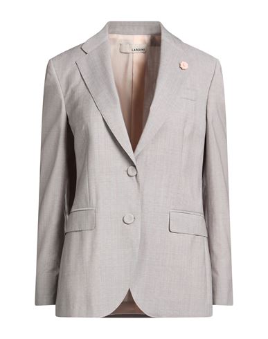 Woman Blazer Grey Size 6 Wool