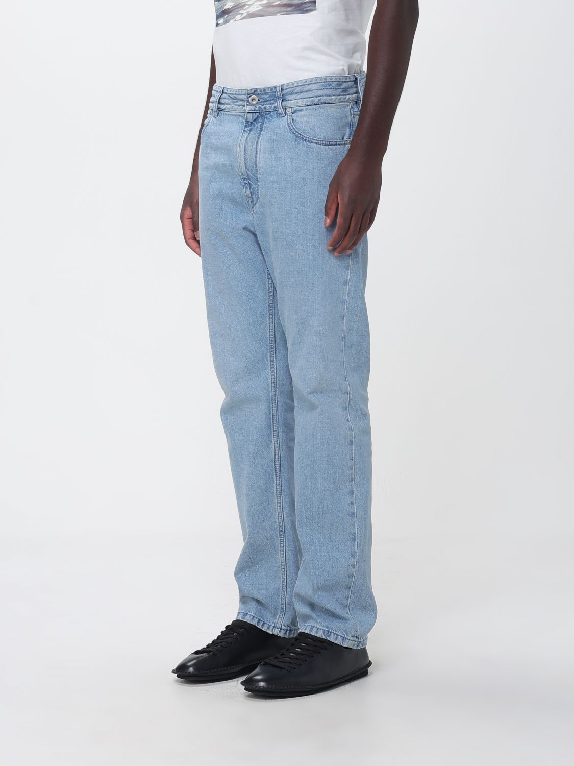 Jeans Men color Gnawed Blue
