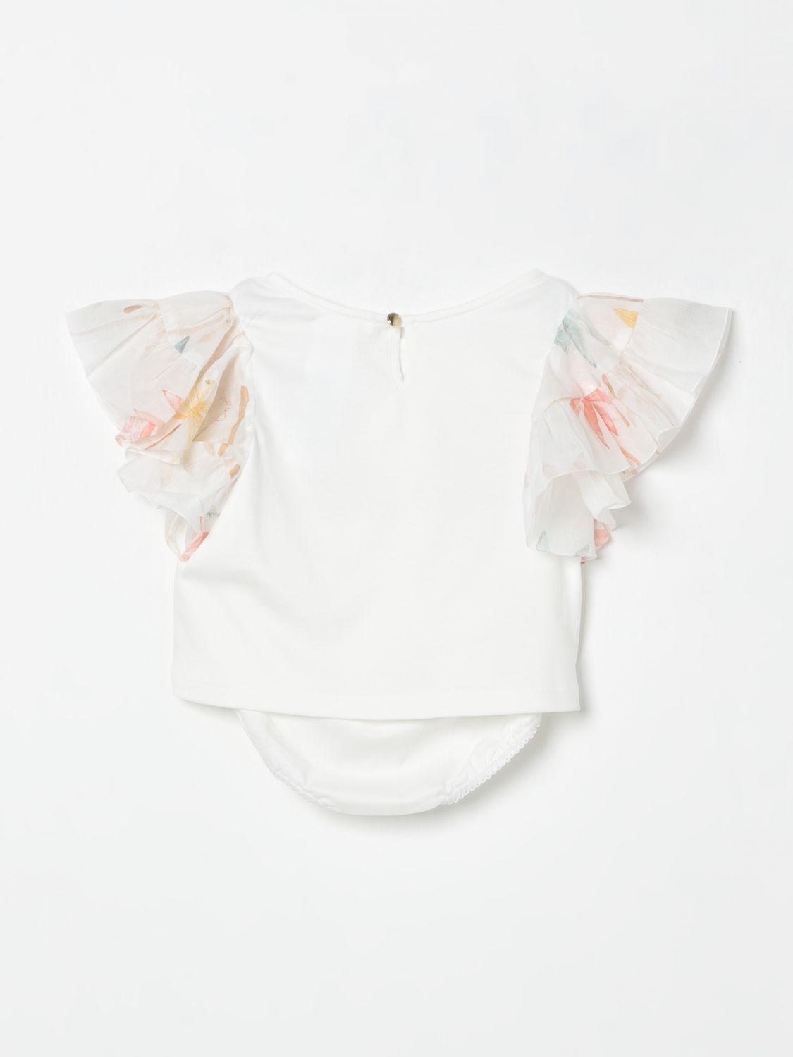 Sweater CHLOÉ Kids color Yellow Cream