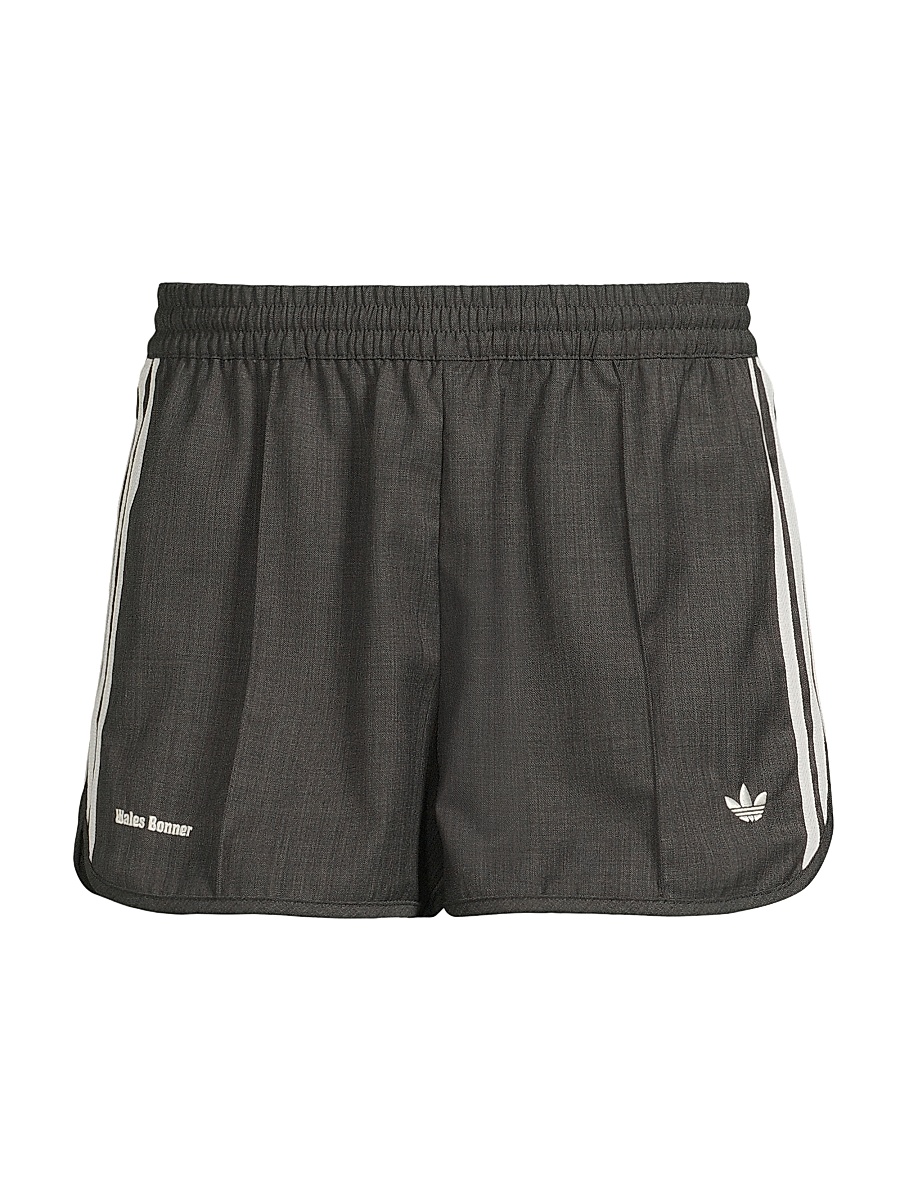 Men's x Wales Bonner Wool-Blend Shorts - Dark Grey Heather