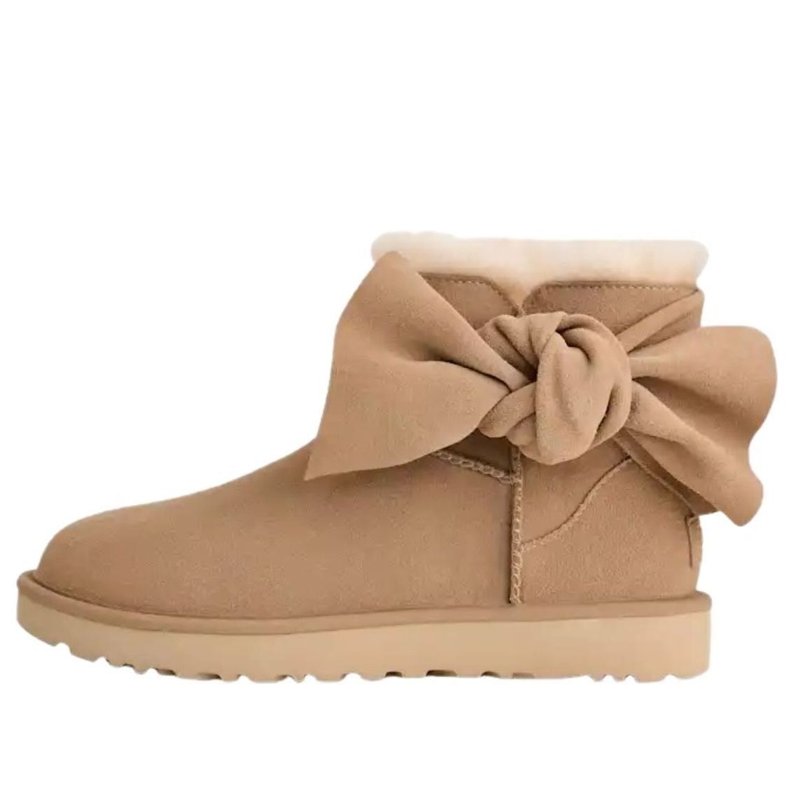 (WMNS) Classic Mini Bow Boot 'Sand'