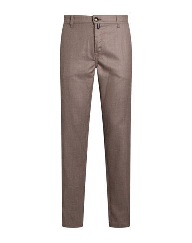Man Pants Light grey Size 35 Wool