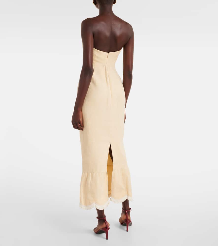 Essie linen maxi dress