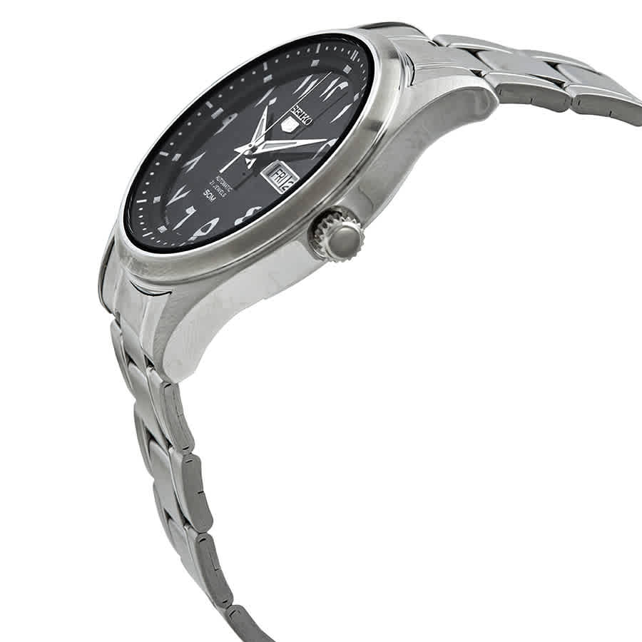 5 Automatic Black Arabic Dial Mens Watch SNKP21J1