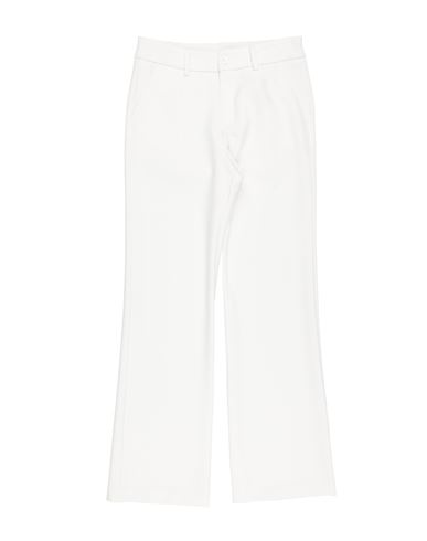 Couture Kid Girl Pants White Size 14 Polyester, Elastane
