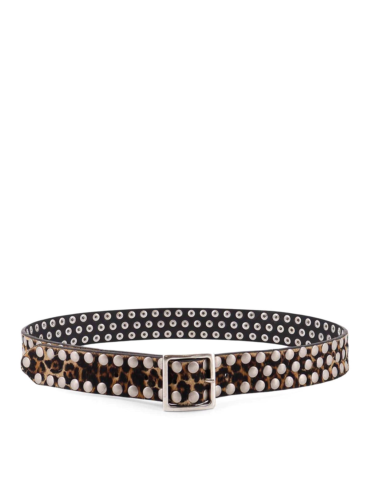 Leo Studded Leather Belt