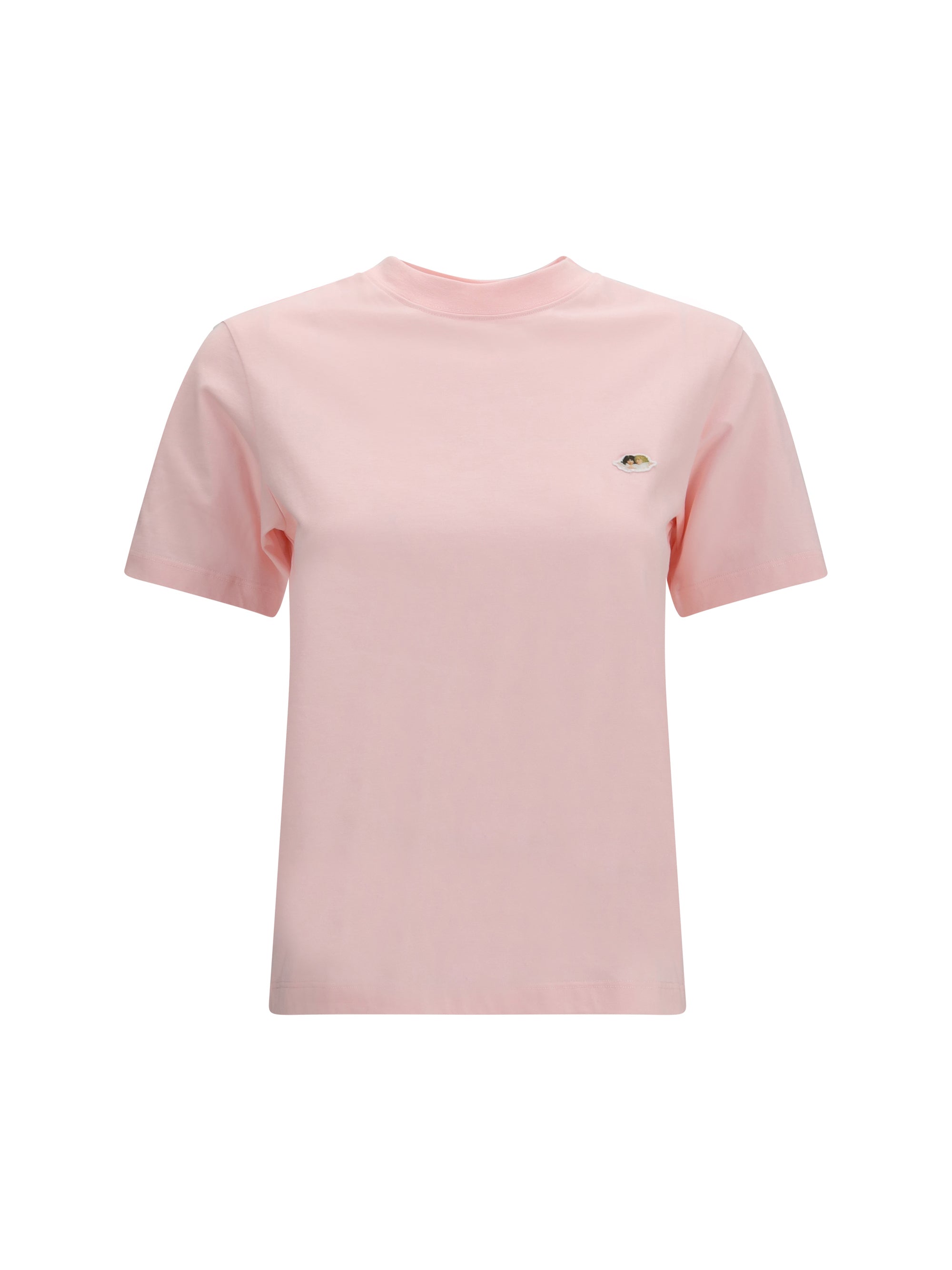 Embroidered Angeli Patch T-Shirt — Pink