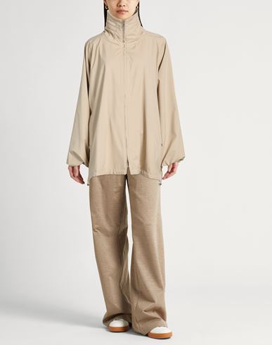 Woman Overcoat & Trench Coat Beige Size 8 Polyester, Polyurethane