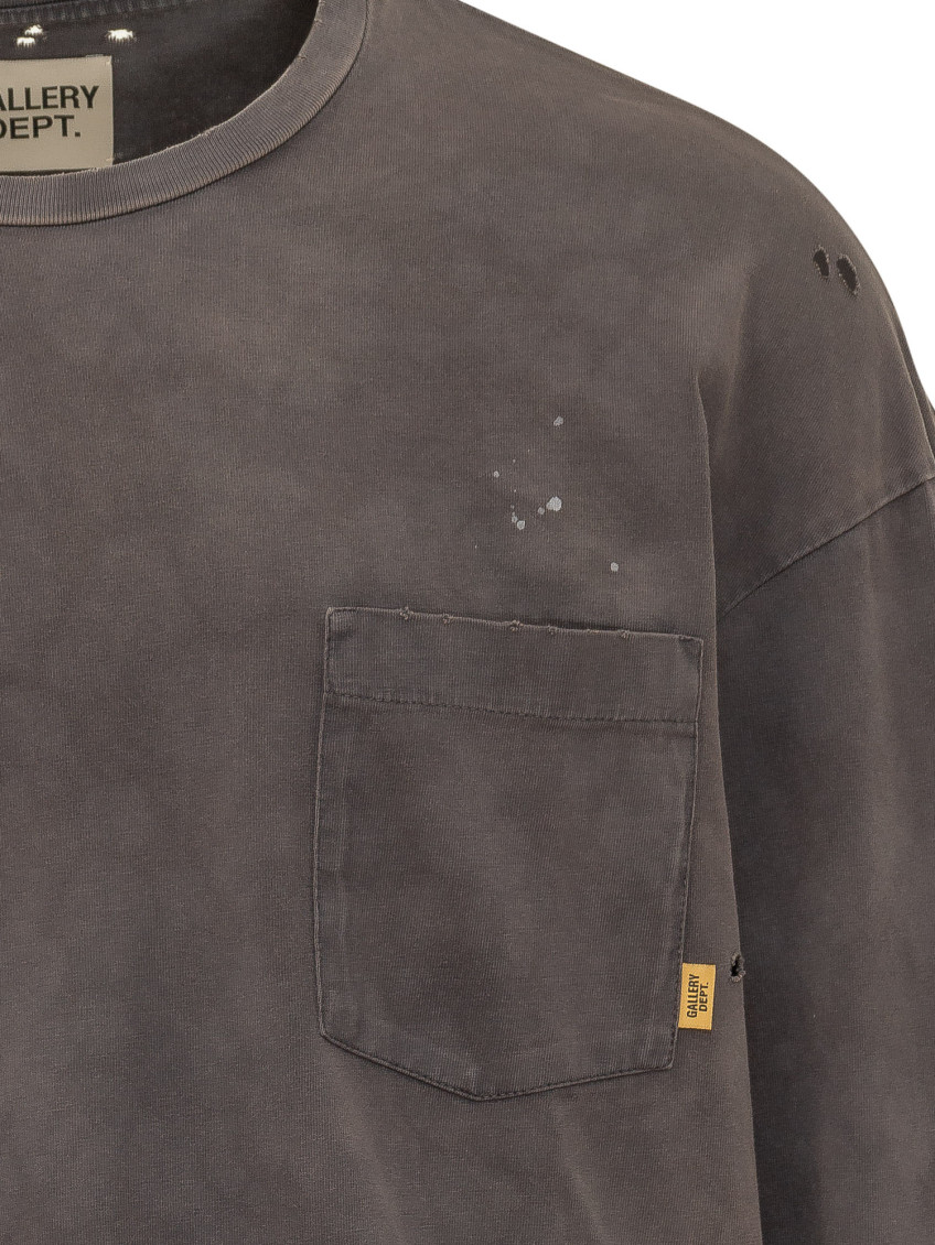 Distressed Crew Neck T-Shirt