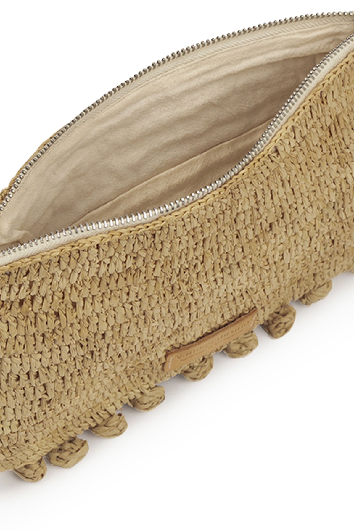 Raffia Flat Pouch