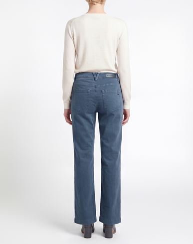 Woman Jeans Blue Size 12 Cotton, Elastane