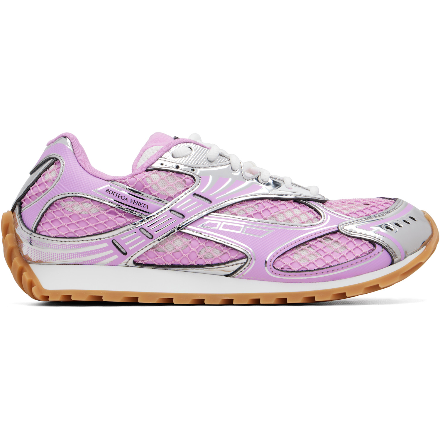 Pink & Silver Orbit Sneakers