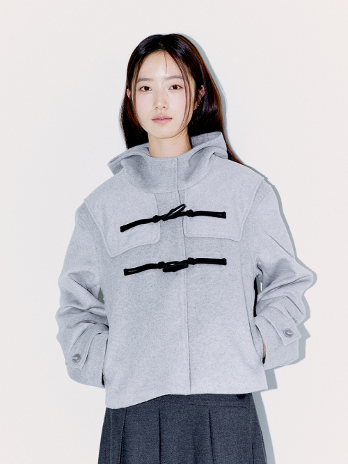 WOOL DUFFLE SHORT COAT