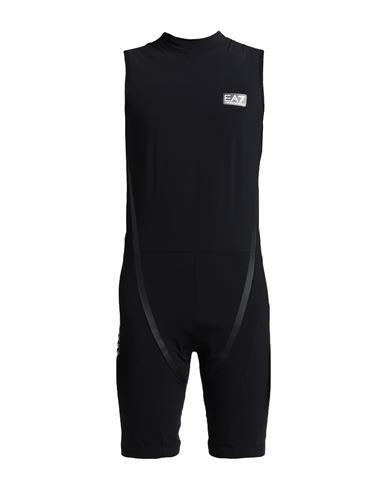 Man Jumpsuit Black Size M Polyamide, Elastane